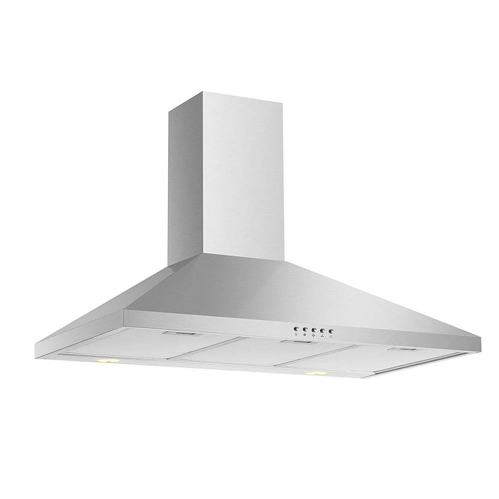 CDA ECH93SS - Chimney Extractor, 3 speeds, LED lighting, Stainless Steel