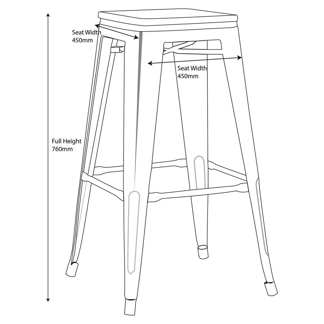 AURORA-Tolix-Bar-Stool-Dimensions