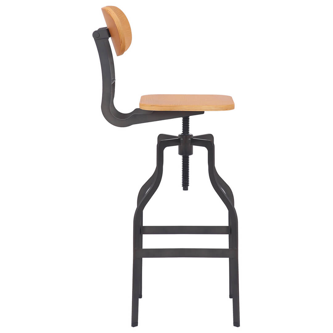 AURORA-Bolzano-Industrial-Bar-Stool-Natural-Left-Side