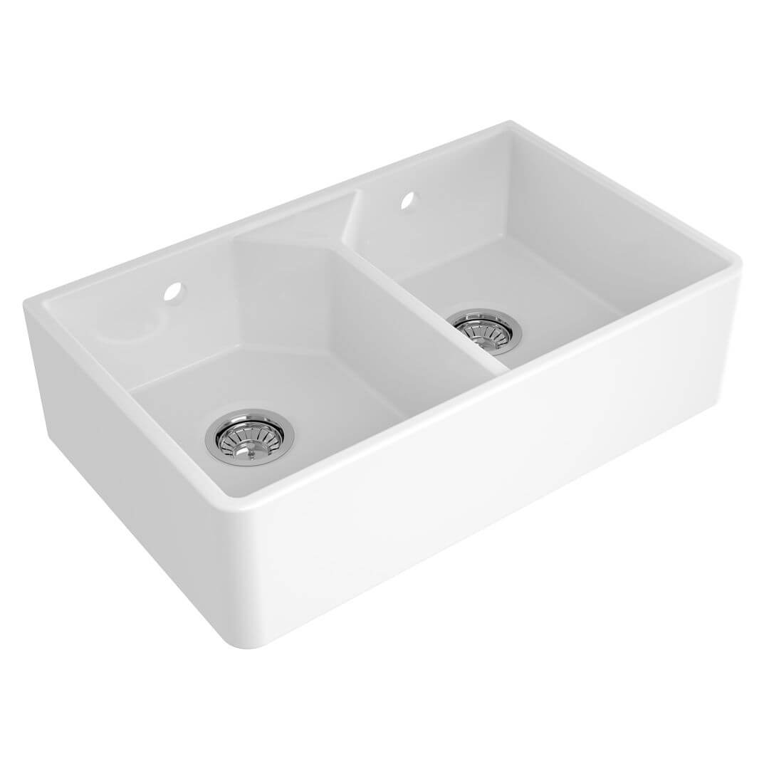 Reginox DUBLIN Belfast Double Bowl Sink - 220mm High