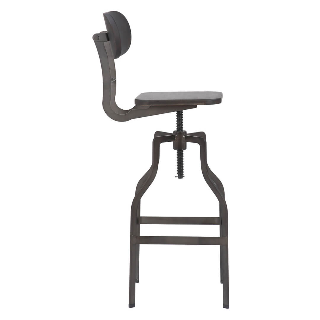 AURORA-Bolzano-Industrial-Bar-Stool-Espresso-Left-Side