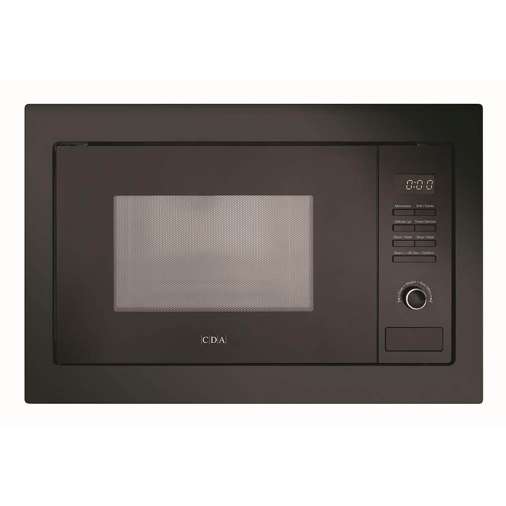 CDA VM231BL Built-In Microwave Oven and Grill, 388mm High, 390mm Deep, Black