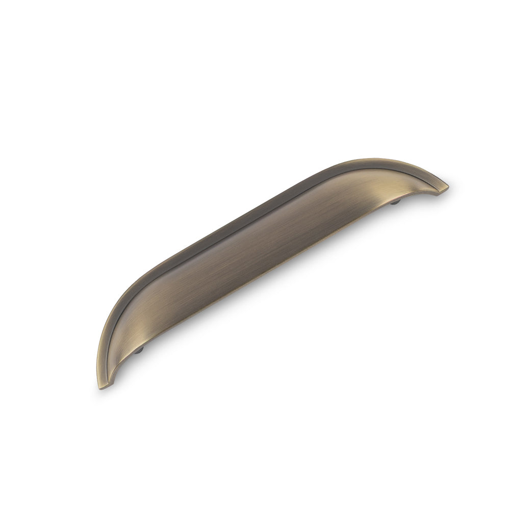 AURORA Linear Cup Handle - 174mm (128mm Hole Centres) - Antique Brass (HB11-248)