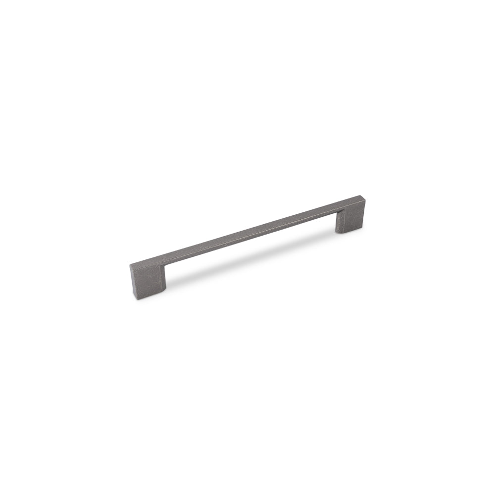 AURORA Slim Square D Handle - 188mm (160mm Hole Centres) - Brushed Nickel (HB3-0140)