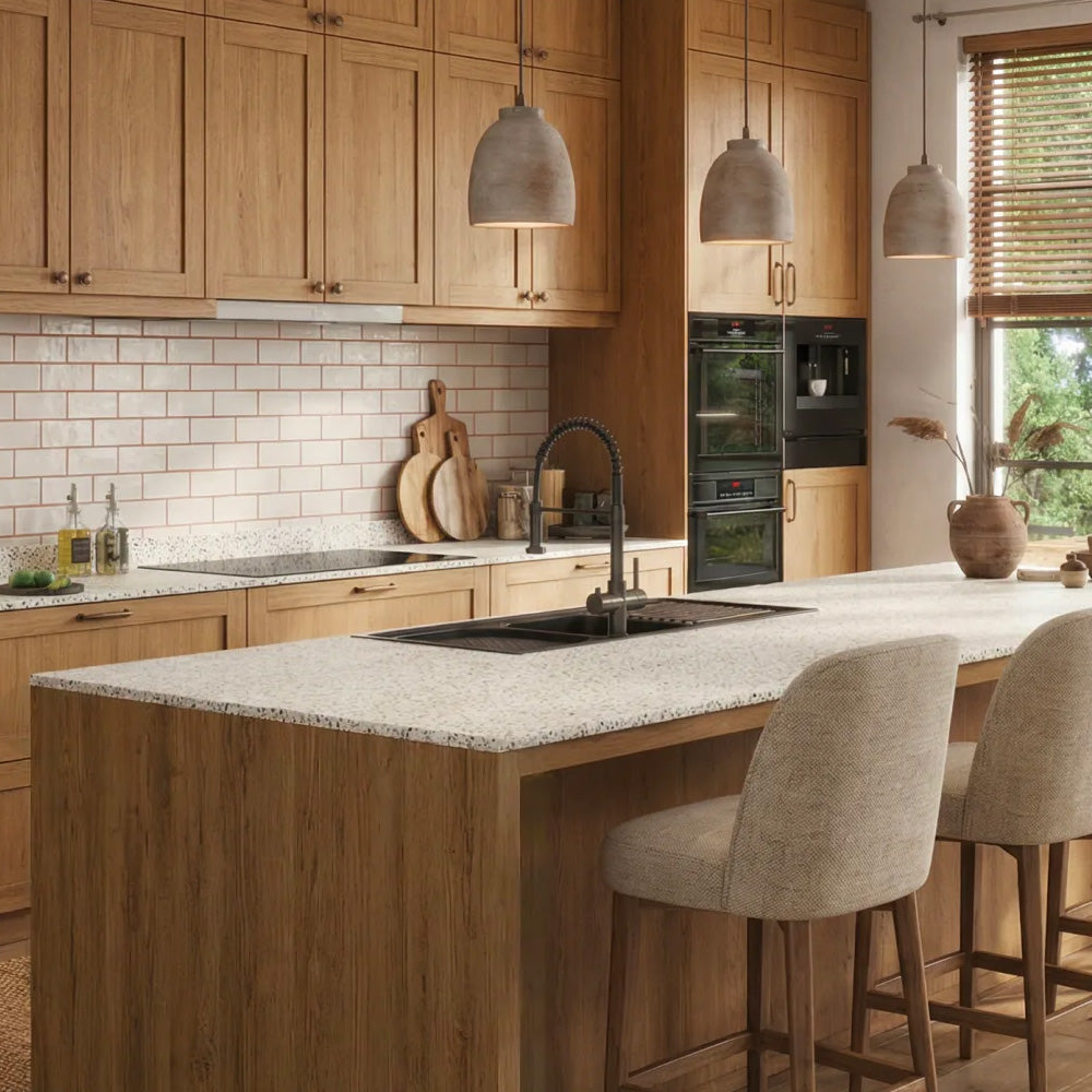 Traditional Terrazzo - Coreluxe Solid Surface Worktop