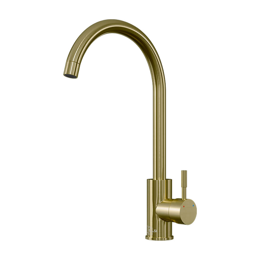 Quartz Titanium 1.5 Bowl Sink Sink & Varone Brass Tap Pack Tap Image