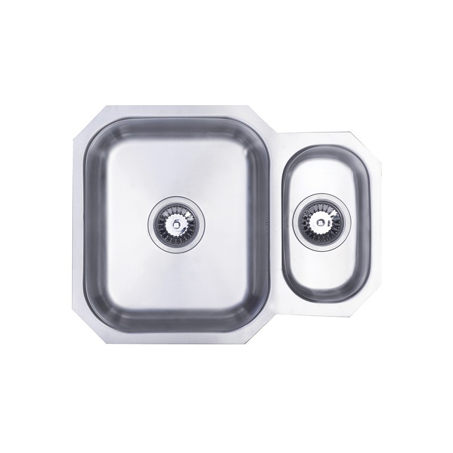 Premium Stainless Steel 1.5 Bowl Undermount Sink & Cascade Copper Tap Pack Sink Image