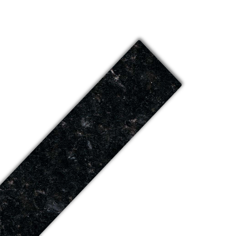 Prima Black Granite Laminate Edging Strip - 2m