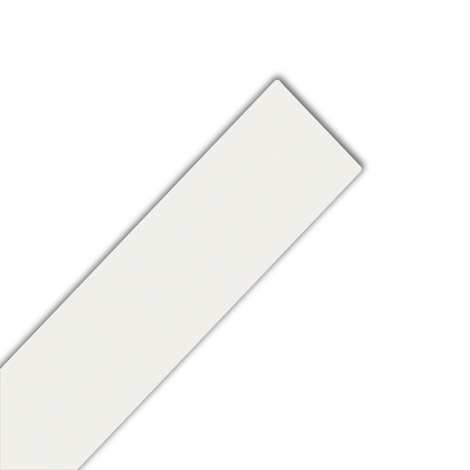 Prima White Laminate Edging Strip - 2m