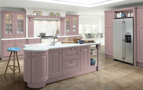 7 Pink Traditional Kitchens