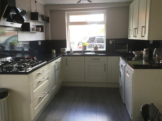 Bev's Lynmouth kitchen