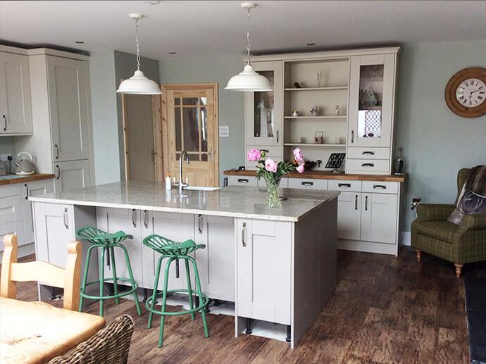 The Stocktons' Lynmouth kitchen