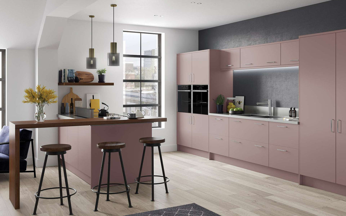 6 Pink Modern Design Kitchens