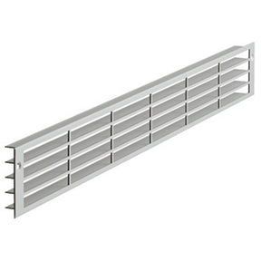 Ventilation Grille - Silver Anodized