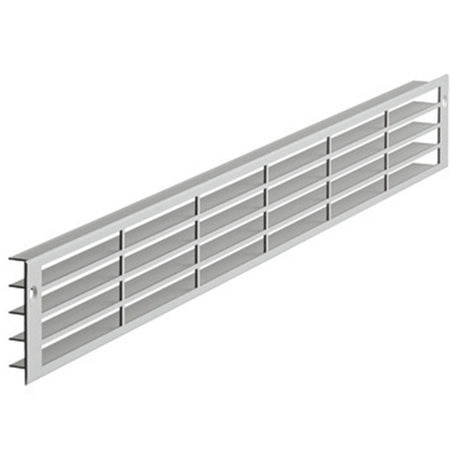 Ventilation Grille - Silver Anodized