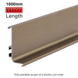 Top Profile for True Handleless - 1600mm Length - Brushed Bronze