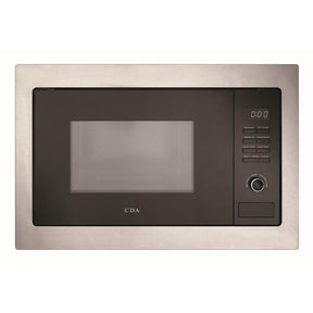 CDA VM231SS Built-In Microwave Oven and Grill, 388mm High, 390mm Deep, Stainless Steel
