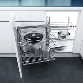 Magic Swing Out Corner Mechanism- To Suit 1000mm Unit with 500mm Door - Left Hand