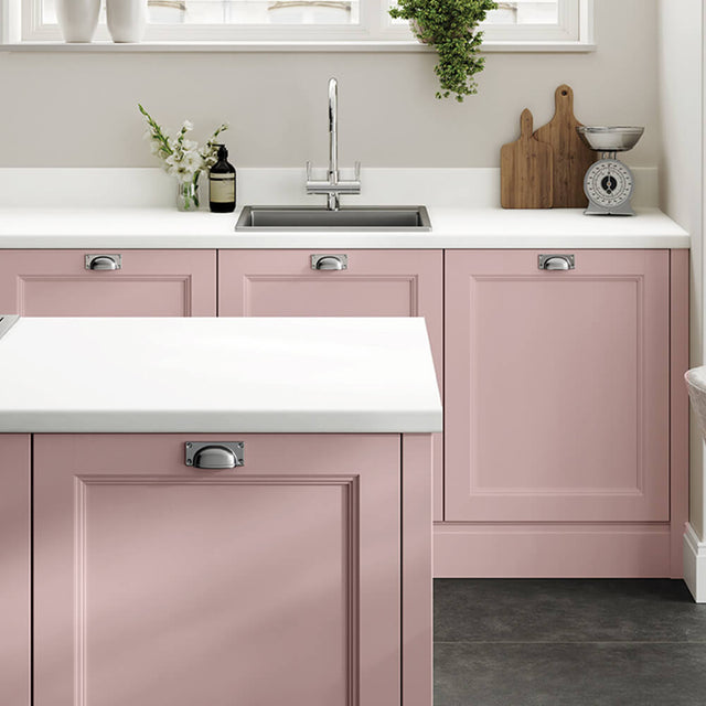 Formica Crisp White - 38mm Postformed Edge Laminate Worktops