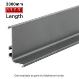 Top Profile for True Handleless - 2300mm Length - Anthracite