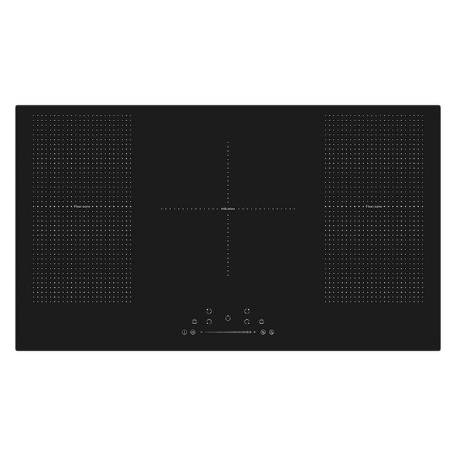 BEKIA 90cm Black 5 Zone Flex Induction Hob Slider Controls