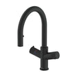 KoGE 4-in-1 Swan Spout Boiling Hot Water Tap with Pull Out Hose | Matt Black