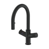 KoGE 4-in-1 Swan Spout Boiling Hot Water Tap with Pull Out Hose | Matt Black