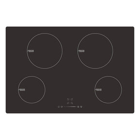 BEKIA 77cm Black 4 Zone Induction Hob Slider Controls