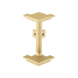 Mid Profile External Corner Joint for True Handleless - Brushed Brass