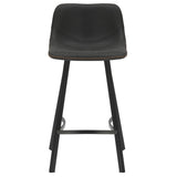 AURORA-Antico-Bar-Stool-Black-66cm-Front