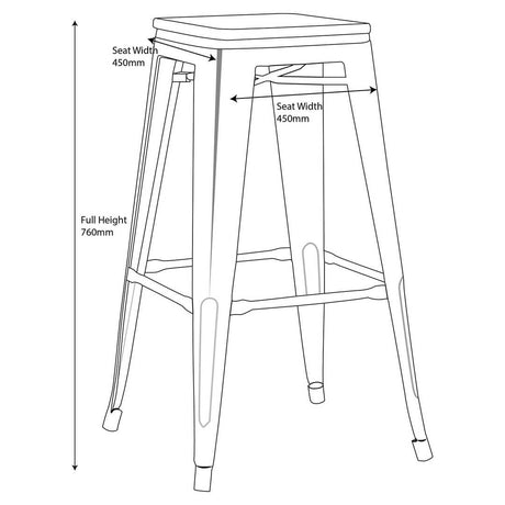 AURORA-Tolix-Bar-Stool-Dimensions