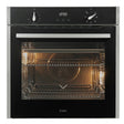CDA SL200SS Seven Function Single Fan Oven, LED Clock & Timer, Stainless Steel