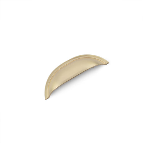 AURORA Linear Cup Handle - 110mm (64mm Hole Centres) - Satin Brass (HB6-0181)