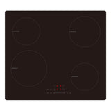 BEKIA 60cm Black 4 Zone Induction Hob Slider Controls
