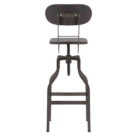 AURORA-Bolzano-Industrial-Bar-Stool-Espresso-Rear