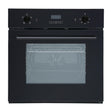 BEKIA 60cm Black True Fan 54L Single Oven With Programmer