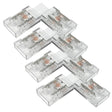 AURORA Lighting Add-On - LED Flexi Strip Corner Connectors - Pack of 4