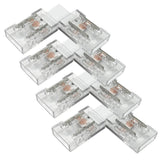 AURORA Lighting Add-On - LED Flexi Strip Corner Connectors - Pack of 4