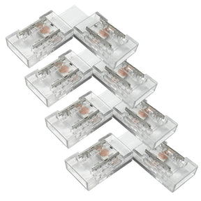 AURORA Lighting Add-On - LED Flexi Strip Corner Connectors - Pack of 4