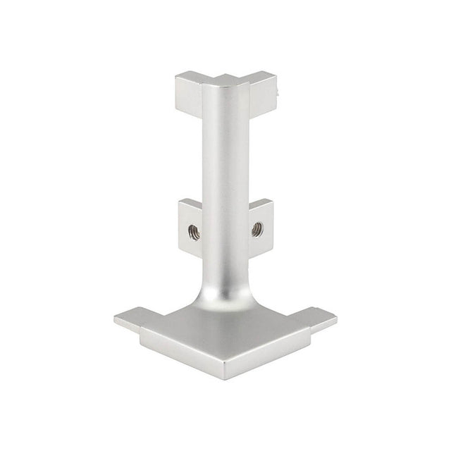 Top Profile External Corner Joint for True Handleless - Brushed Silver