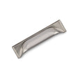 AURORA Square Cup Handle - 145mm (96mm Hole Centres) - Brushed Nickel (HB3-0145)