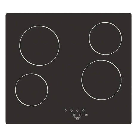 BEKIA 60cm Black 4 Zone Ceramic Hob Touch Controls