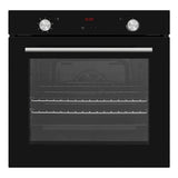 BEKIA 60cm Black True Fan 78L MF Pyro Single Oven
