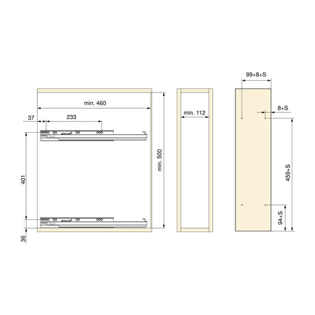 Minimum Cabinet Dimensions