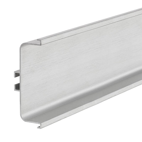 Mid Profile for True Handleless - Brushed Silver - 4000mm Length