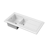 Reginox 1.5 Bowl White Ceramic Inset Sink - 1000mm Wide