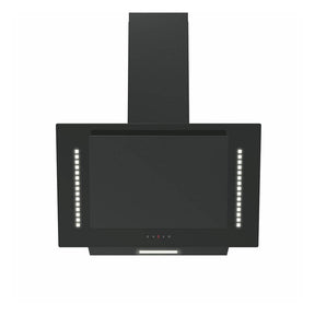 BEKIA 60cm Black Angled Glass RF Hood with White Ambient Light