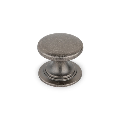 AURORA Large Round Knob - 38mm Diameter - Pewter (HB2-0126)