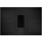 BEKIA 77cm Black 4 Zone Vented Induction Hob Black Grille