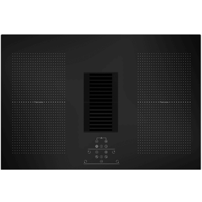 BEKIA 77cm Black 4 Zone Vented Induction Hob Black Grille